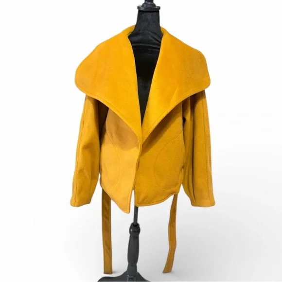 Free People Mina Jacket in the color "Narcissus" or mustard yellow, Medium, NWT - Picture 7 of 11
